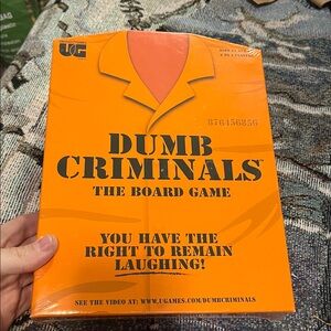 Dumb Criminals Board Game NWT SEALED